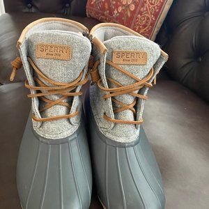 Sperry Saltwater Emboss Wool Boot